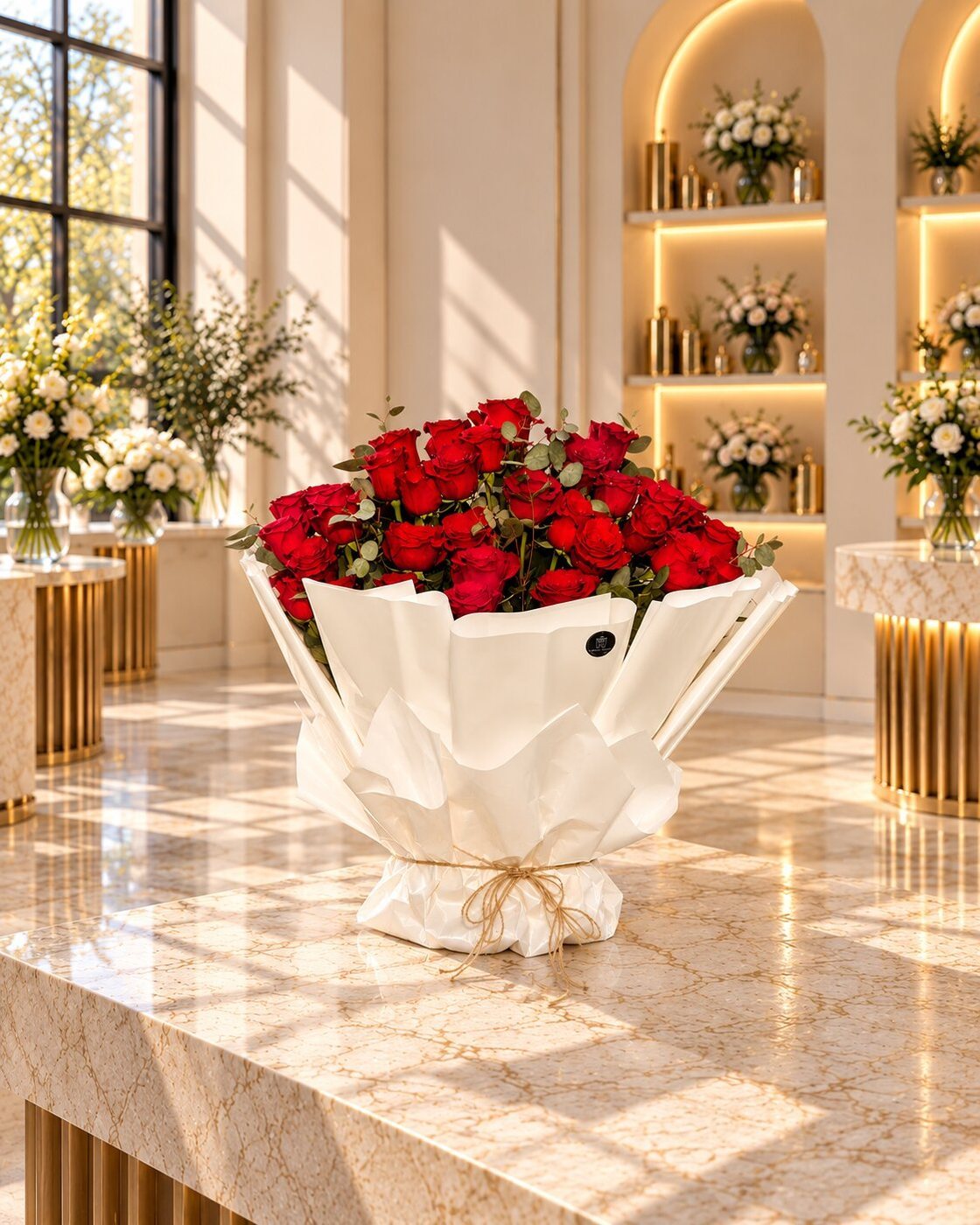 40 Red Roses Bouquet
