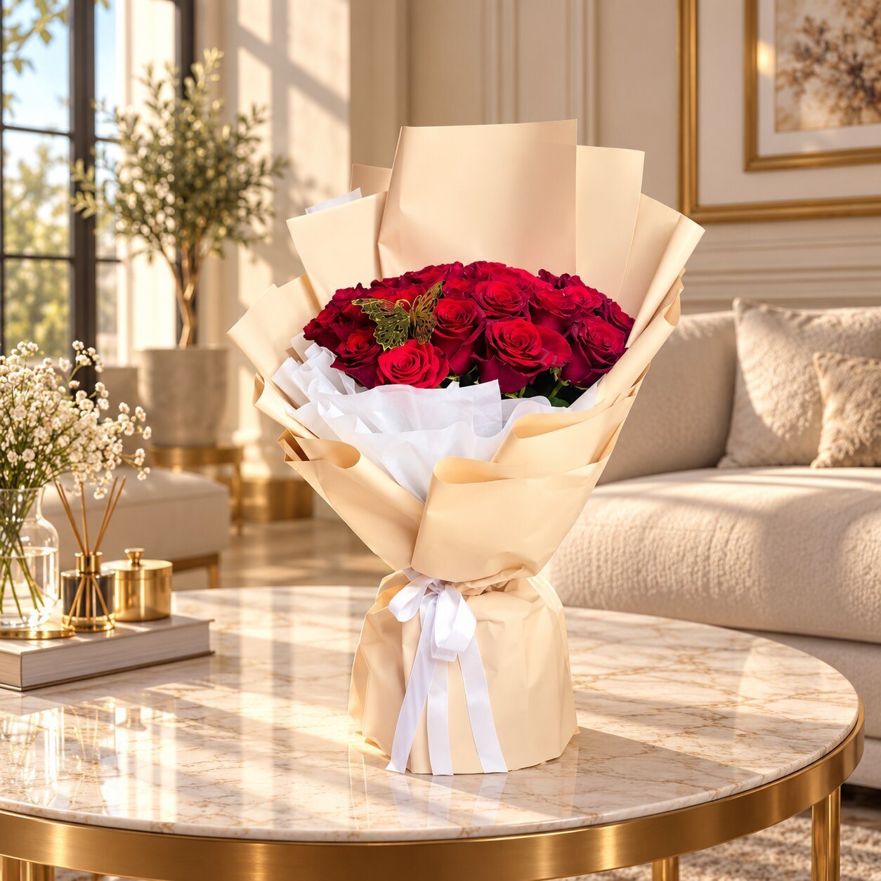 45 Red Roses Bouquet